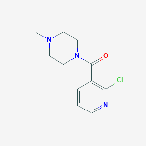 molecular formula C11H14ClN3O B186342 (2-氯吡啶-3-基)(4-甲基哌嗪-1-基)甲酮 CAS No. 60597-69-5