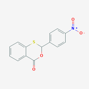 molecular formula C14H9NO4S B186343 2-(4-nitrophenyl)-4H-3,1-benzoxathiin-4-one CAS No. 55211-73-9