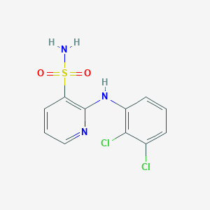 molecular formula C11H9Cl2N3O2S B186345 2-(2,3-Dichloroanilino)-3-pyridinesulfonamide CAS No. 55841-89-9