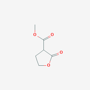 molecular formula C6H8O4 B186349 Methyl 2-oxotetrahydrofuran-3-carboxylate CAS No. 19406-00-9