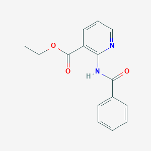 molecular formula C15H14N2O3 B186352 ethyl 2-(benzoylamino)nicotinate CAS No. 41803-50-3