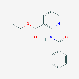 molecular formula C15H14N2O3 B186352 Ethyl 2-benzamidopyridine-3-carboxylate CAS No. 41803-50-3