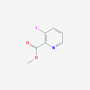 molecular formula C7H6INO2 B186360 Methyl 3-iodopicolinate CAS No. 73841-41-5