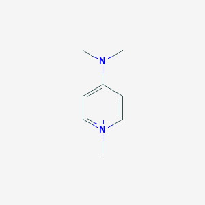 molecular formula C8H13N2+ B186362 Pyridinium, 4-(dimethylamino)-1-methyl- CAS No. 45795-83-3