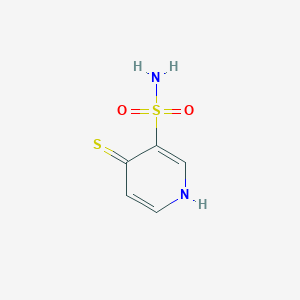 molecular formula C5H6N2O2S2 B186366 4-Mercaptopyridine-3-sulfonamide CAS No. 73742-63-9