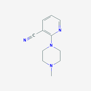 molecular formula C11H14N4 B186375 2-(4-Methylpiperazin-1-yl)nicotinonitrile CAS No. 52943-14-3