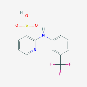 molecular formula C12H9F3N2O3S B186378 2-[[3-(Trifluoromethyl)phenyl]amino]-pyridine-3-sulfonic acid CAS No. 38025-91-1