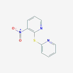 molecular formula C10H7N3O2S B186386 3-Nitro-2-(pyridin-2-ylthio)pyridine CAS No. 4262-11-7