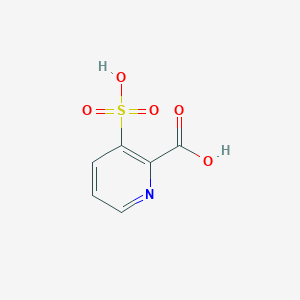 molecular formula C6H5NO5S B186392 3-Sulfopyridine-2-carboxylic acid CAS No. 6602-52-4