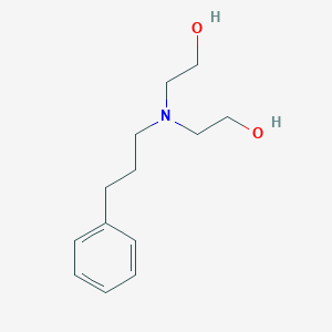 molecular formula C13H21NO2 B186393 Ethanol, 2,2'-[(3-phenylpropyl)imino]bis- CAS No. 165377-37-7