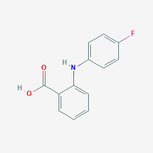 molecular formula C13H10FNO2 B186396 N-(4-Fluorophenyl)anthranilic acid CAS No. 54-60-4