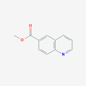 molecular formula C11H9NO2 B186399 Methyl quinoline-6-carboxylate CAS No. 38896-30-9