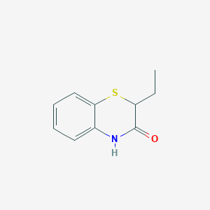 molecular formula C10H11NOS B186404 2-Ethyl-4H-benzo[1,4]thiazin-3-one CAS No. 83715-97-3