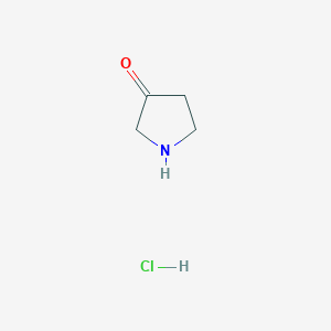molecular formula C4H8ClNO B018641 Pyrrolidin-3-one hydrochloride CAS No. 3760-52-9