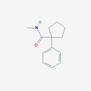 B186413 N-Methyl-1-phenylcyclopentanecarboxamide CAS No. 101932-01-8