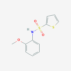 molecular formula C11H11NO3S2 B186414 N-(2-methoxyphenyl)thiophene-2-sulfonamide CAS No. 53442-32-3
