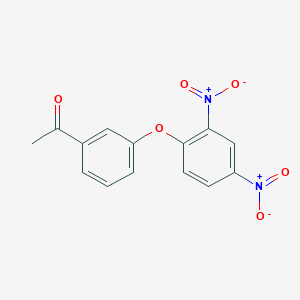 B186415 1-[3-(2,4-Dinitrophenoxy)phenyl]ethanone CAS No. 32101-51-2