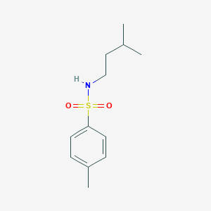 molecular formula C12H19NO2S B186431 Benzenesulfonamide, 4-methyl-N-(3-methylbutyl)- CAS No. 53226-44-1