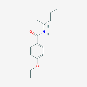 molecular formula C14H21NO2 B186432 4-ethoxy-N-pentan-2-ylbenzamide CAS No. 6284-02-2
