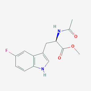 molecular formula C14H15FN2O3 B186435 (R)-N-Acetyl-5-fluoro-trp-ome CAS No. 114872-80-9