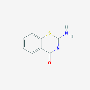 molecular formula C8H6N2OS B186438 2-imino-2,3-dihydro-4H-1,3-benzothiazin-4-one CAS No. 15601-85-1