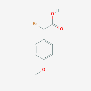 molecular formula C9H9BrO3 B186440 2-溴-2-(4-甲氧基苯基)乙酸 CAS No. 17478-44-3