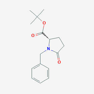 molecular formula C16H21NO3 B186444 (S)-叔丁基1-苄基-5-氧代吡咯烷-2-羧酸酯 CAS No. 90741-27-8