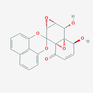 molecular formula C20H14O7 B186446 Cladospirone bisepoxide CAS No. 152607-03-9