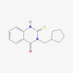 molecular formula C14H16N2OS B186452 3-Cyclopentylmethyl-2-mercapto-3H-quinazolin-4-one CAS No. 331971-80-3