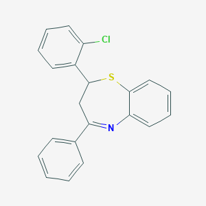 2-(2-Chlorophenyl)-4-phenyl-2,3-dihydro-1,5-benzothiazepine