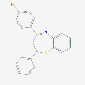 4-(4-Bromophenyl)-2-phenyl-2,3-dihydro-1,5-benzothiazepine