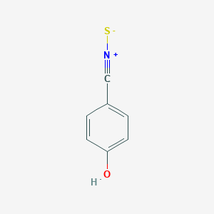 molecular formula C7H5NOS B186477 4-Hydroxyphenyl thiocyanate CAS No. 3774-52-5