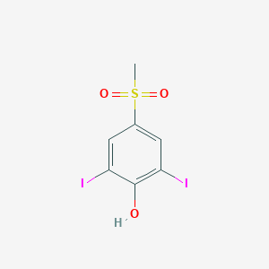 molecular formula C7H6I2O3S B186479 2,6-Diiodo-4-methylsulfonylphenol CAS No. 20951-03-5