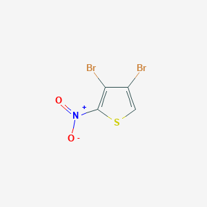 molecular formula C4HBr2NO2S B186496 3,4-Dibromo-2-nitrothiophene CAS No. 35633-91-1