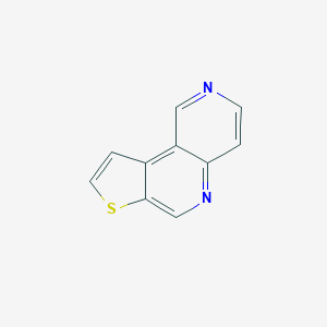 molecular formula C10H6N2S B186497 Thieno[2,3-c][1,6]naphthyridine CAS No. 62506-41-6