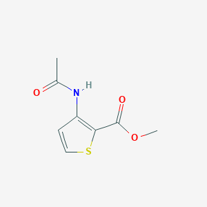 molecular formula C8H9NO3S B186505 Methyl 3-acetamidothiophene-2-carboxylate CAS No. 22288-79-5