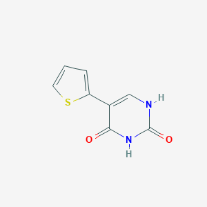 molecular formula C8H6N2O2S B186510 5-(thiophen-2-yl)pyrimidine-2,4(1H,3H)-dione CAS No. 109299-90-3