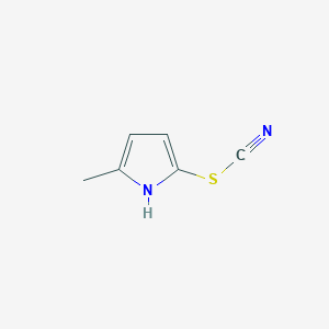 molecular formula C6H6N2S B186513 (5-methyl-1H-pyrrol-2-yl) thiocyanate CAS No. 89418-02-0