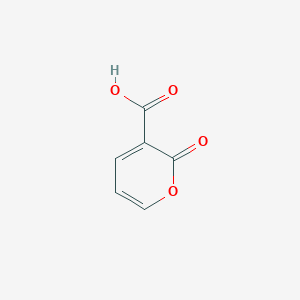 molecular formula C6H4O4 B186514 2-氧代-2H-吡喃-3-羧酸 CAS No. 3040-20-8