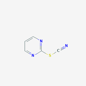 molecular formula C5H3N3S B186516 Pyrimidin-2-yl thiocyanate CAS No. 89283-87-4