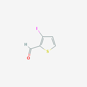 molecular formula C5H3IOS B186517 3-碘噻吩-2-甲醛 CAS No. 930-97-2