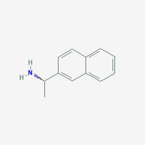 molecular formula C12H13N B186525 (S)-1-(Naphthalen-2-yl)ethanamine CAS No. 3082-62-0