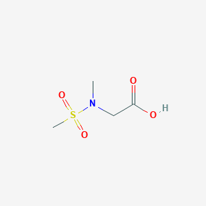 molecular formula C4H9NO4S B186531 N-methyl-N-(methylsulfonyl)glycine CAS No. 115665-52-6