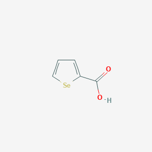 molecular formula C5H4O2Se B186546 selenophene-2-carboxylic acid CAS No. 22968-45-2