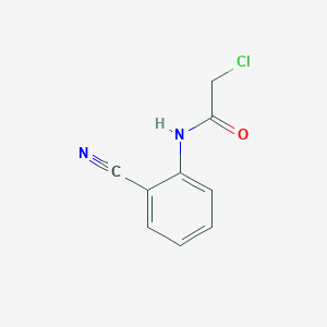 molecular formula C9H7ClN2O B186549 2-chloro-N-(2-cyanophenyl)acetamide CAS No. 71993-21-0