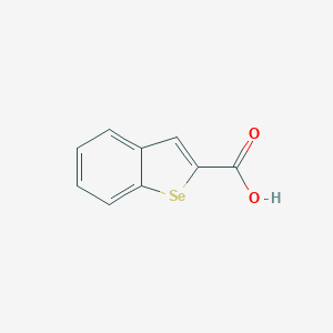 molecular formula C9H6O2Se B186550 1-Benzoselenophene-2-carboxylic acid CAS No. 20984-16-1