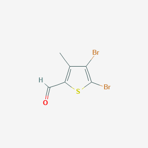 4,5-Dibromo-3-methylthiophene-2-carbaldehyde