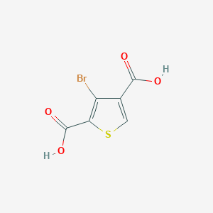 molecular formula C6H3BrO4S B186558 3-Bromothiophen-2,4-dicarboxylic acid CAS No. 57233-98-4