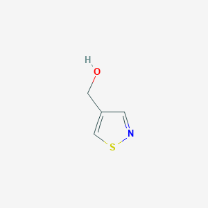 molecular formula C4H5NOS B186559 Isothiazol-4-ylmethanol CAS No. 170283-02-0