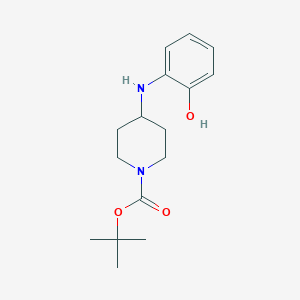molecular formula C16H24N2O3 B186564 1-Boc-4-(2-Hydroxyphenylamino)piperidine CAS No. 162045-48-9